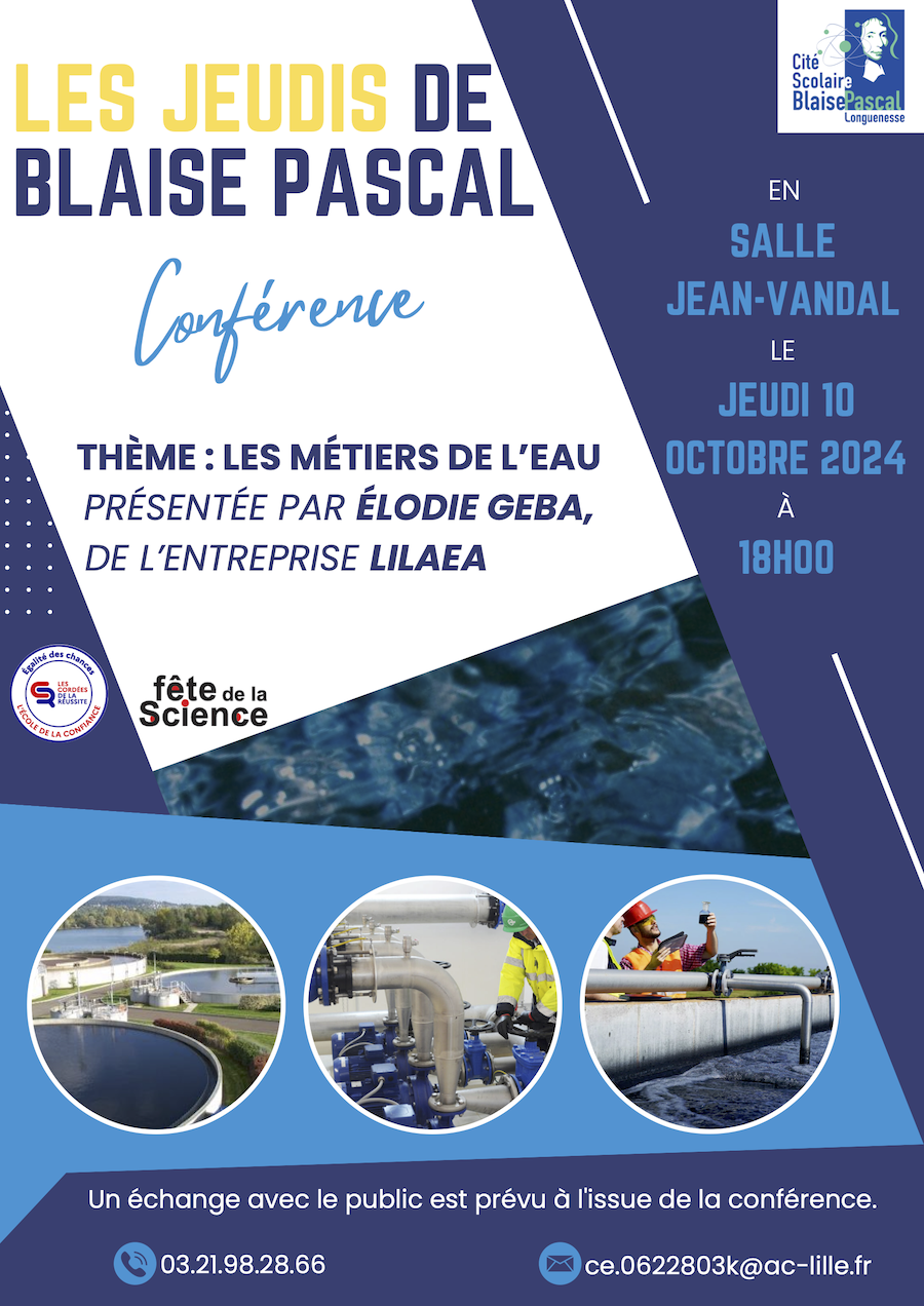 LES METIERS DE LEAU AFFICHE